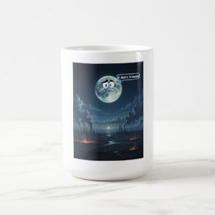 Caneca De Café Dói Ver - Se A Lua Conversar Mug