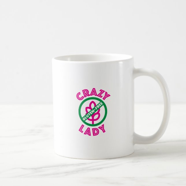 Caneca De Café Doida Sem Glúten (Direita)