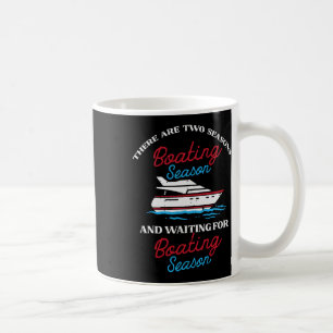 Caneca De Café Dois Barco Engraçado Yacht Meme Capitão Homens W