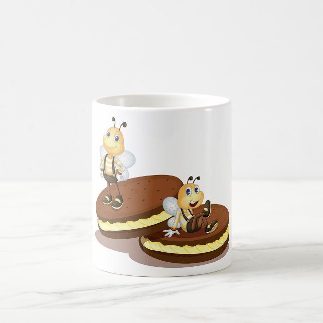 Caneca De Café Dois biscoitos (Criador carregado)