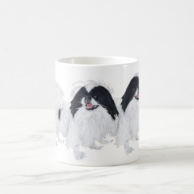 Caneca De Café Dois Cães Japoneses (Centro)