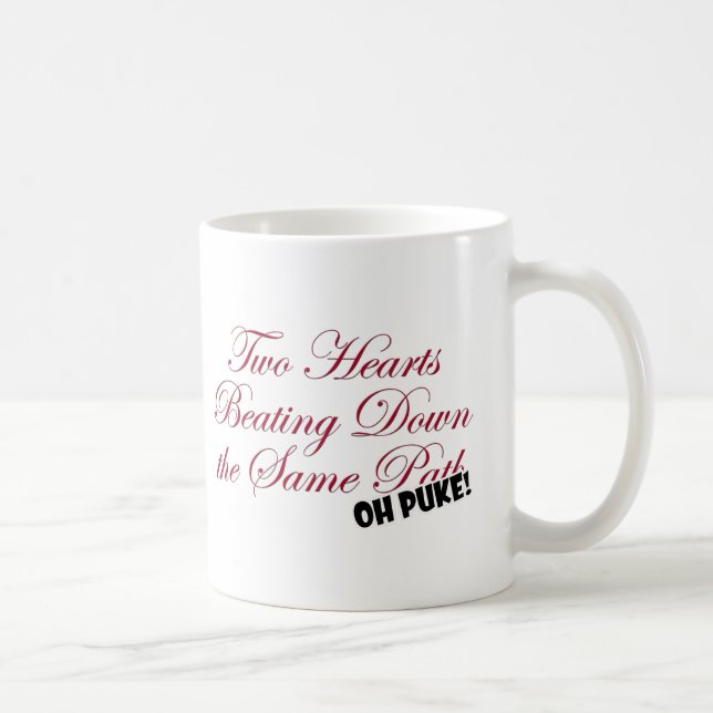 Caneca De Café Dois Corações (Direita)