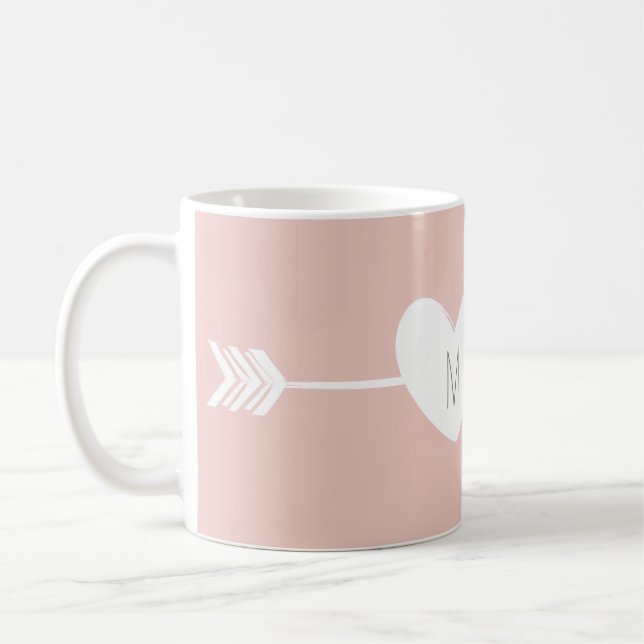 Caneca De Café Dois Corações (Esquerda)
