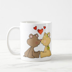 Caneca De Café Dois corações que bateram como um