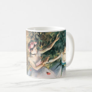 Caneca De Café Dois dançarinos em um Palco de Edgar Degas, Vintag