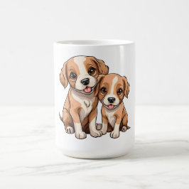 Caneca de Café DOIS FILHOTES