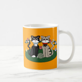 Caneca De Café Dois Gatos