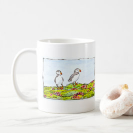 Caneca De Café Dois Papagaios-do-mar