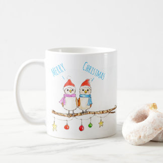 Caneca De Café Dois Passarinhos