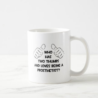 Caneca De Café Dois polegares. Prosthetista