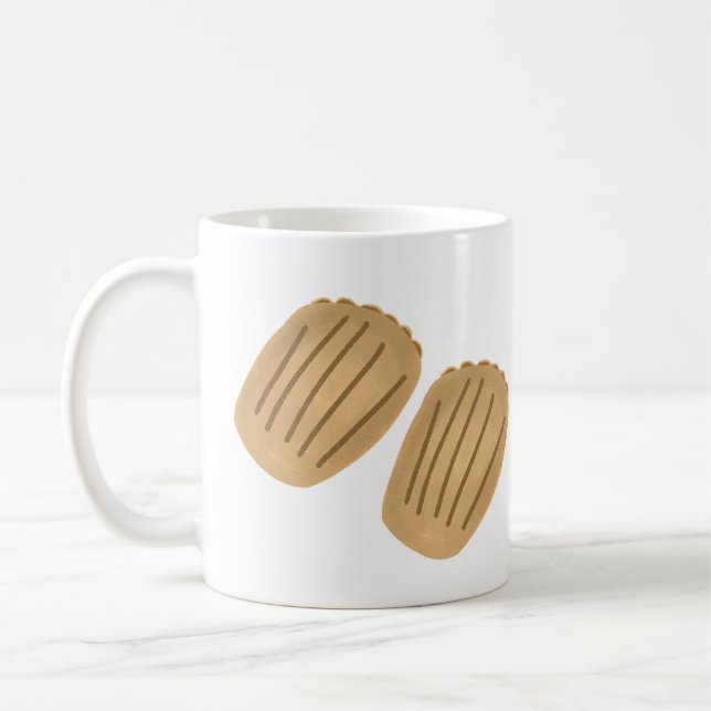 Caneca De Café Dois Presentes de Bolo Madeleine Francês (Esquerda)