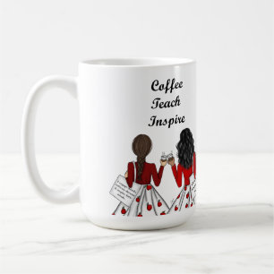 Caneca De Café Dois Professores Elementares: Café, Ensino, Inspi