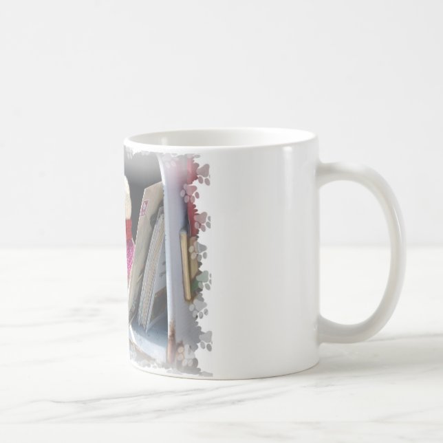 Caneca De Café Dois ratos dos objetos antigos (Direita)