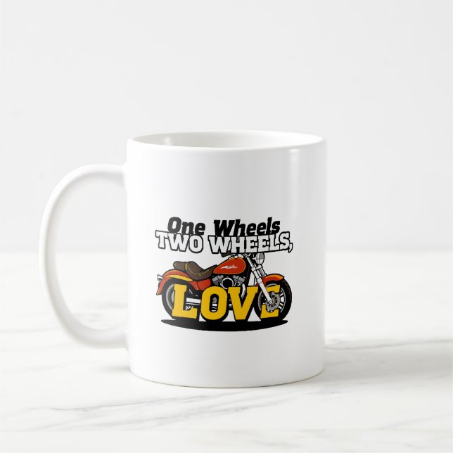 Caneca De Café Dois Rodas Amor (Esquerda)