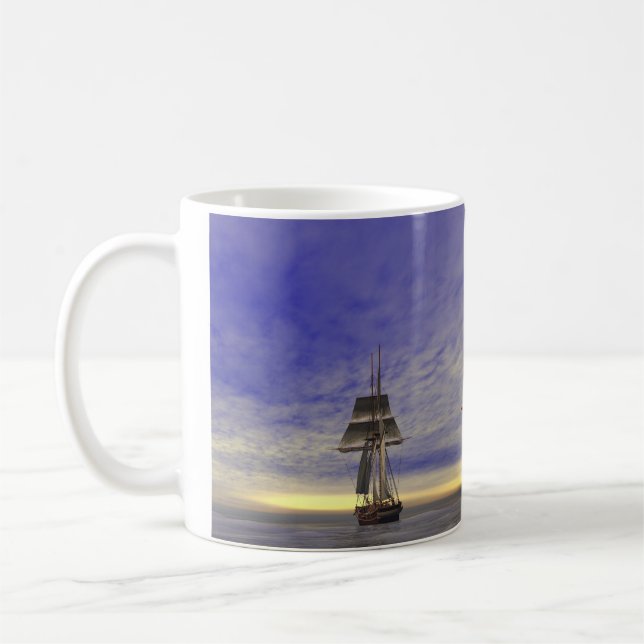 Caneca De Café Dois Tallships (Esquerda)