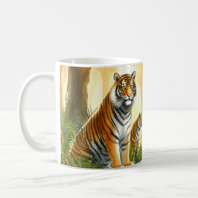 Caneca De Café Dois Tigres (Esquerda)