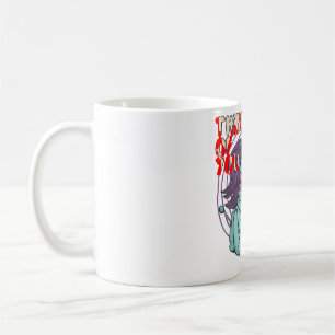 Caneca De Café Doll Voodoo pensando em você