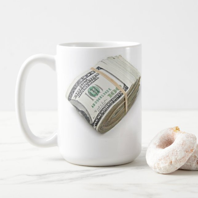 Caneca De Café Dollars (Com Donut)