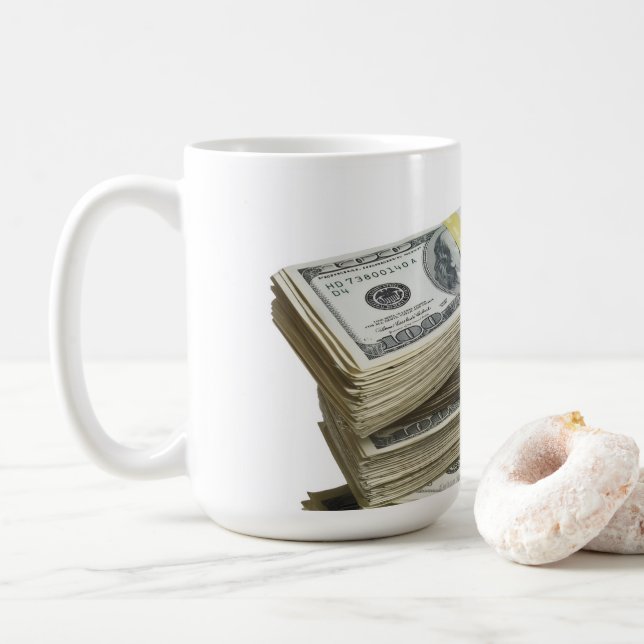 Caneca De Café Dollars (Com Donut)