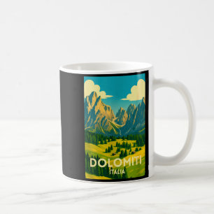 Caneca De Café Dolomitas Itália trilhas e esqui paisagem arte