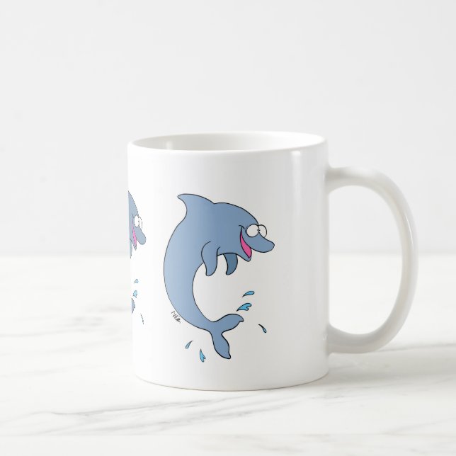 Caneca De Café Dolphin Mug Dançando (Direita)