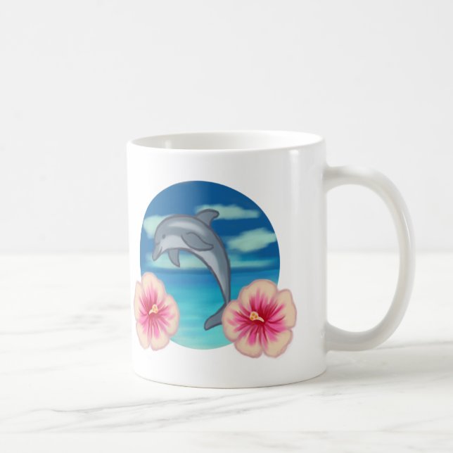 Caneca De Café Dolphin Paradise (Direita)