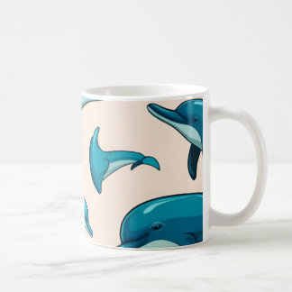Caneca De Café Dolphin Personalised Coffee Mug*