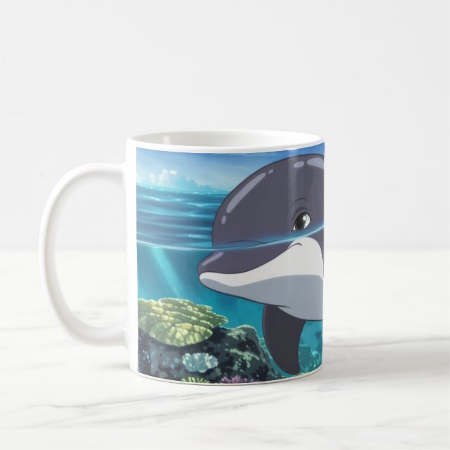 Caneca De Café Dolphin Splash Mug (Esquerda)