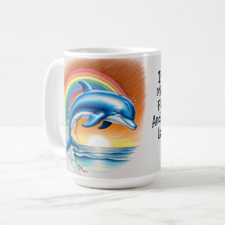 Caneca De Café Dolphin Sunset