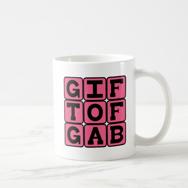 Caneca De Café Dom da Palavra, Expressão Aliterativa (Direita)