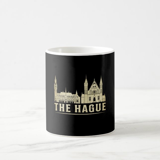Caneca De Café Dom Engraçado de Skyline Trip Funny na Cidade de H (Centro)