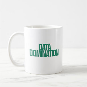 Caneca De Café Dominação de Dados   Estratégia de Poder Analítico