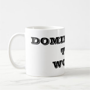 Caneca de Café Dominando o Mundo