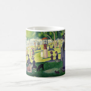 Caneca De Café Domingo à tarde em La Grande por Georges Seurat