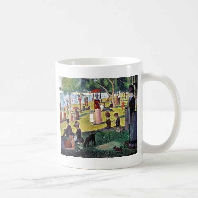 Caneca De Café Domingo à tarde La Jatte grandioso - Georges (Direita)