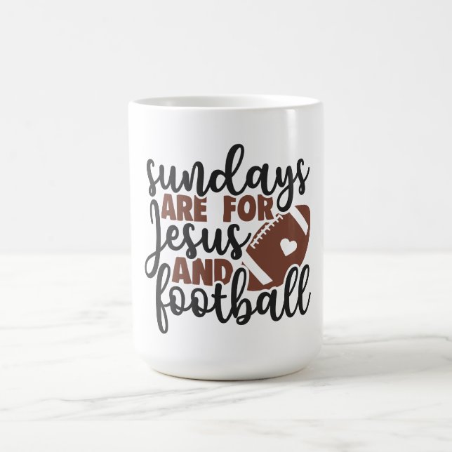 Caneca De Café Domingos: Fé, Futebol e Fellowship (Centro)