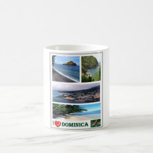 Caneca De Café Dominica - Eu Amo -