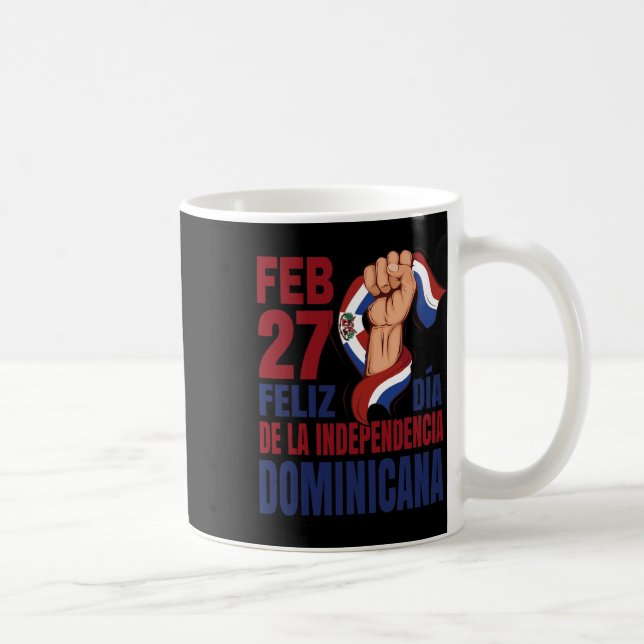 Caneca De Café Dominicana - Independência Dominicana Dia 1 (Direita)