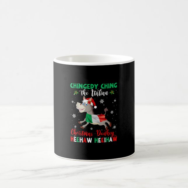 Caneca De Café Dominick The Christmas Donkey-Italiana Donkey (Centro)