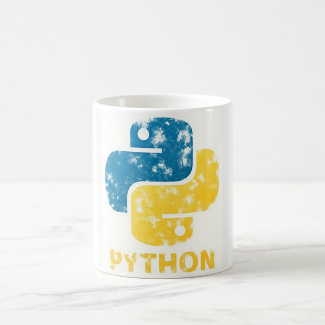 Caneca De Café "Domínio de TechBrew: Lâmpadas Inspiradas em Pytho (Centro)