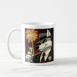 Caneca De Café Don Lupo Canino "Ano Novo"
