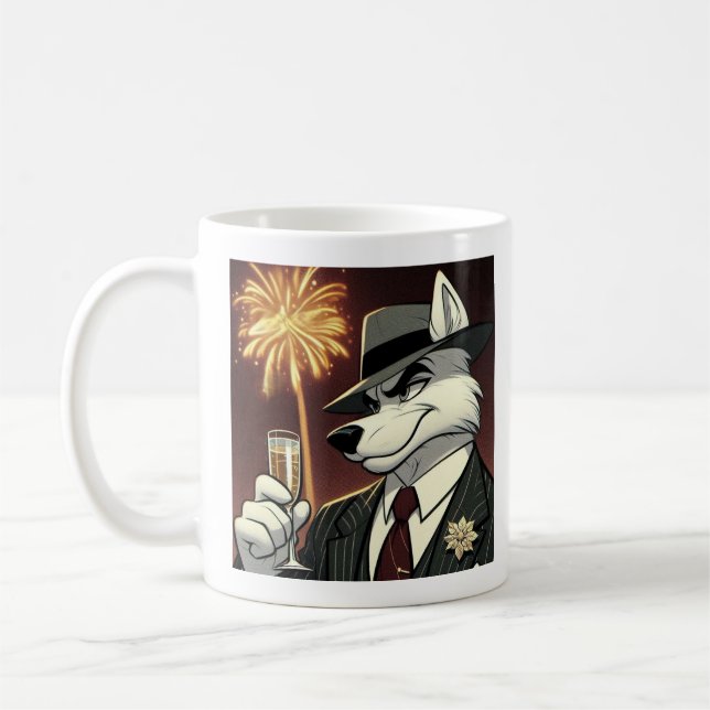 Caneca De Café Don Lupo Canino "New Year" (Esquerda)