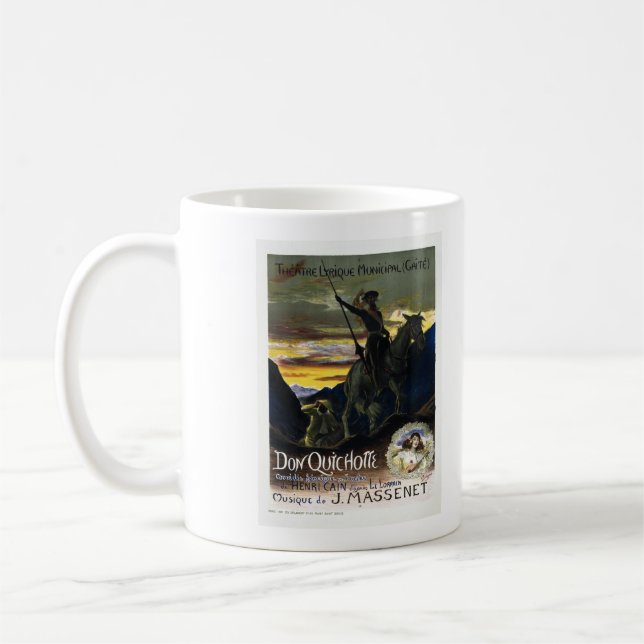 Caneca De Café Don Quichotte de Jules Massenet (Esquerda)