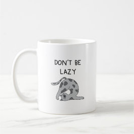 Caneca De Café Don’t Be Lazy Yoga Cat