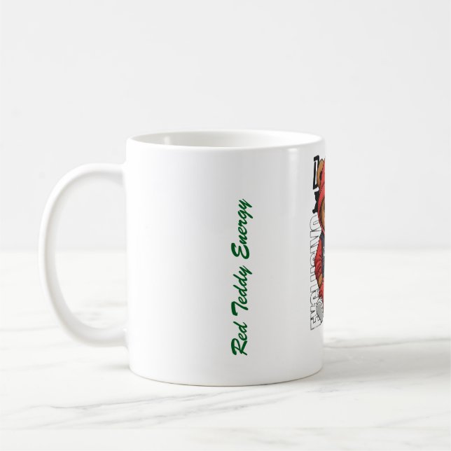 Caneca De Café Don Vitone – Red Teddy King Vitotone Bear – Red El (Esquerda)