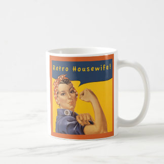 Caneca De Café Dona de casa retro!