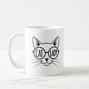 Caneca De Café Dona de Gatos