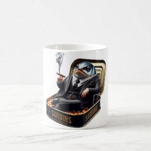 Caneca De Café Dona Sarda Mafia Peixe Chefe Salgado Poder Piada