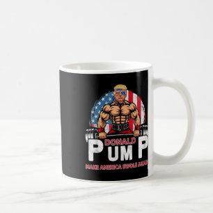Caneca De Café Donald Pump America Swole Novamente Engraçado Trum