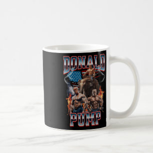 Caneca De Café Donald Pump Trump Gym Cobrir
